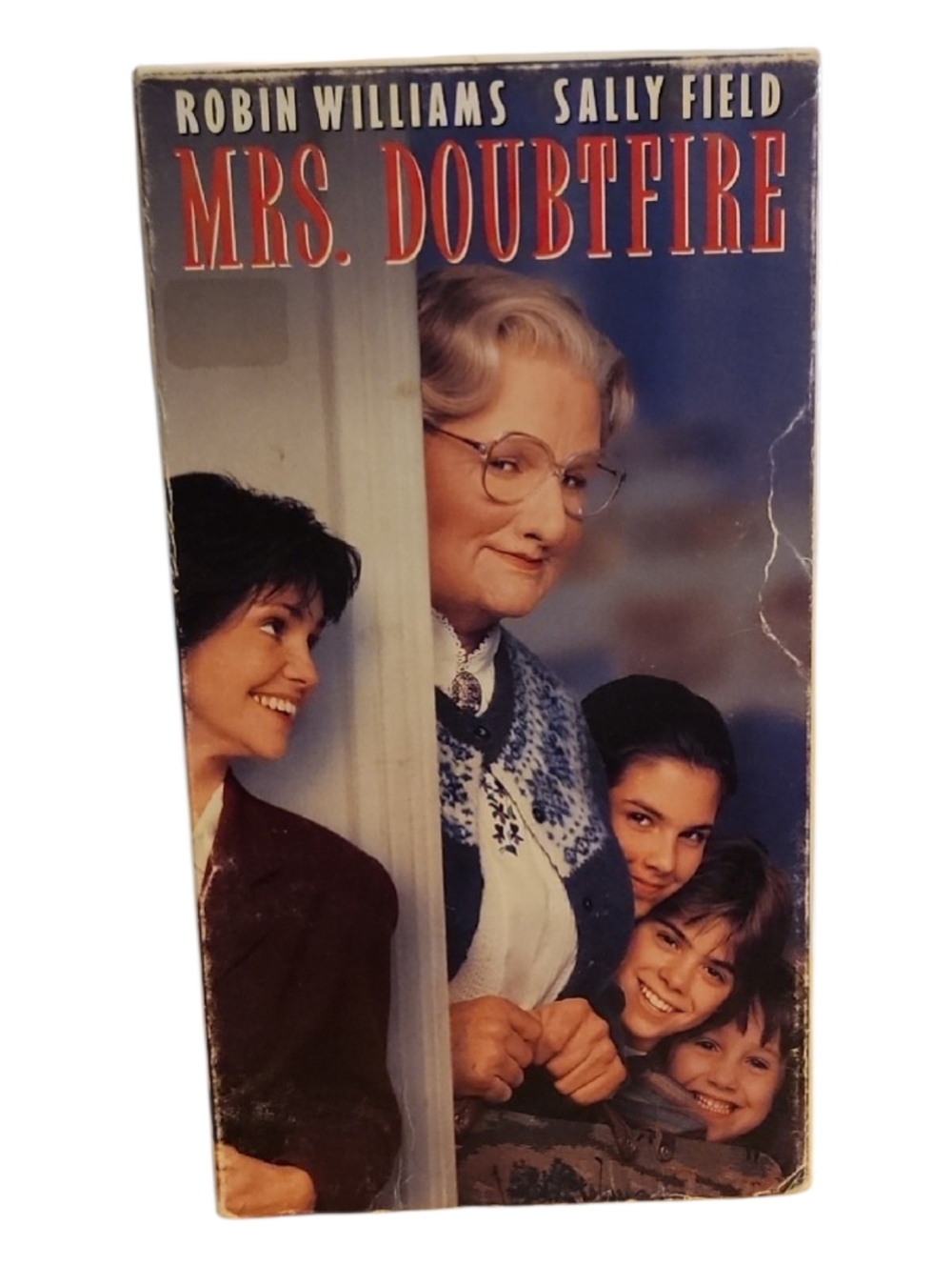 Mrs. Doubtfire VHS Movie - Blue & Red Cover